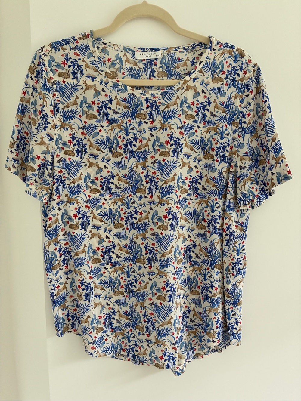 Equipment Femme 🦌 Deer Silk Shirt